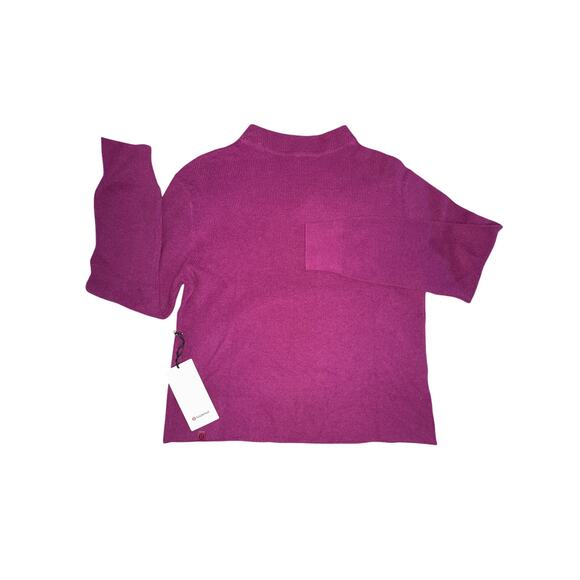 Lululemon Mock Neck Sweater Women’s XL Cotton Blend Pullover Cozy Soft Knit - Picture 4 of 8